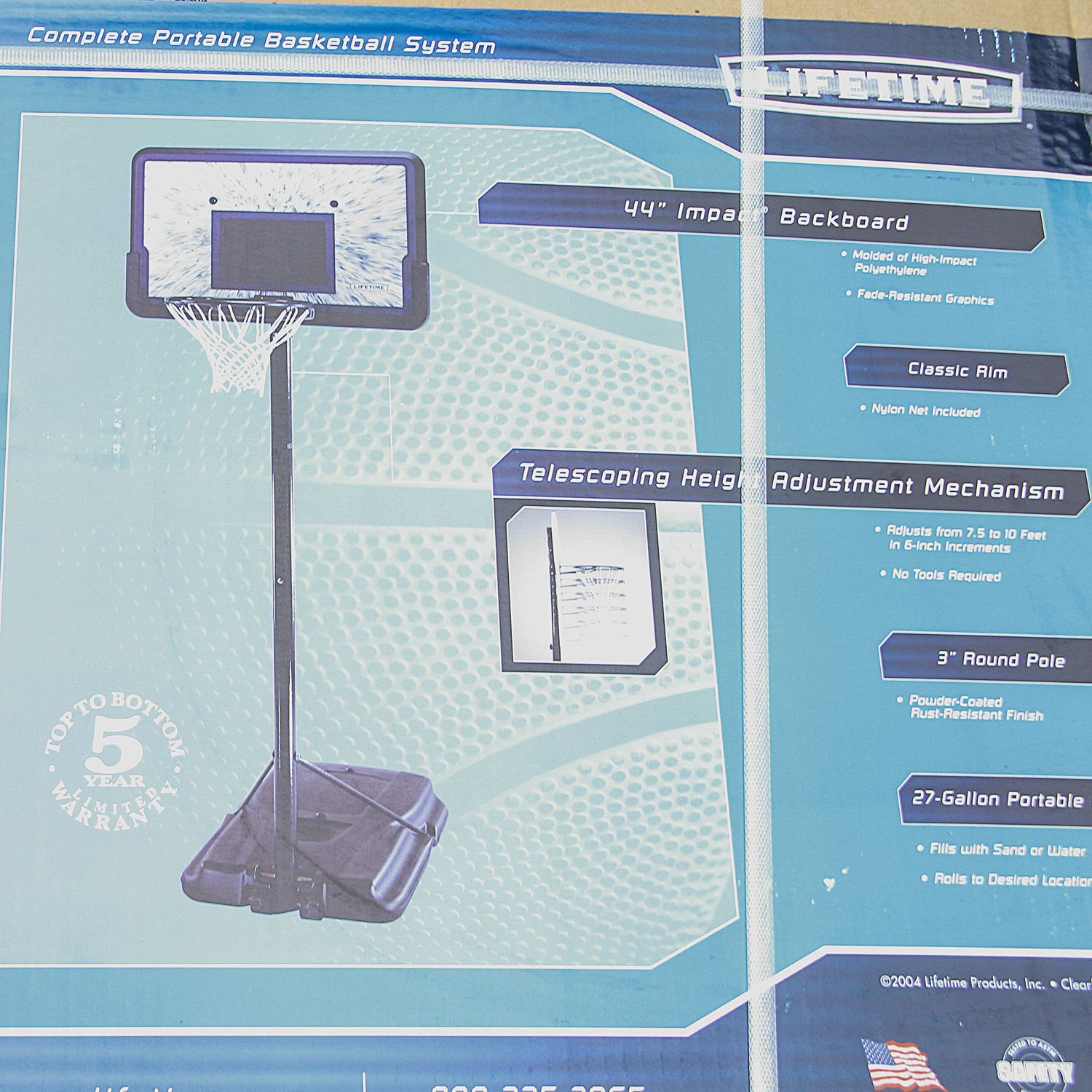 Lifetime Complete Portable Basketball Rim and Stand EBTH